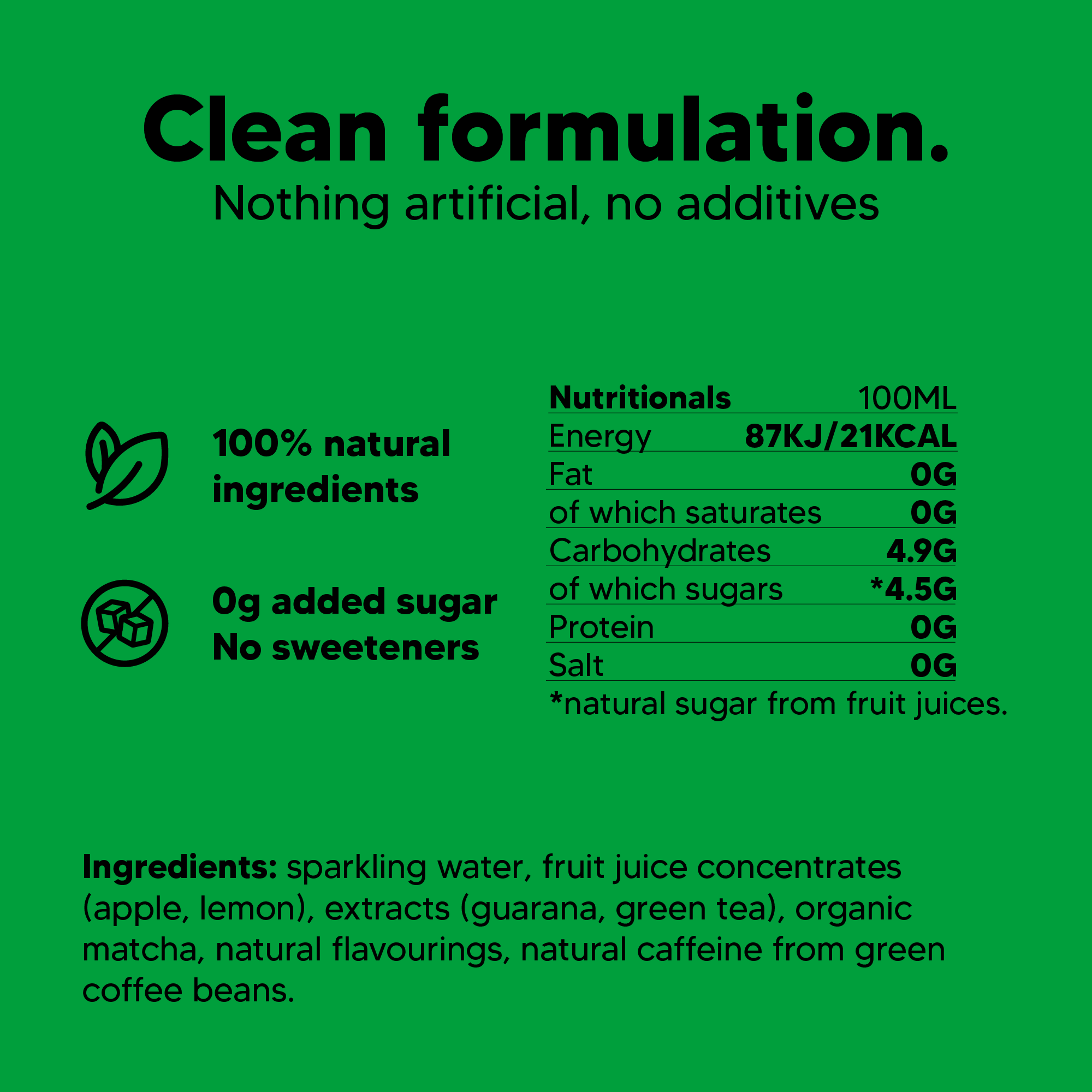 Lemon Lime Healthy Energy Drink